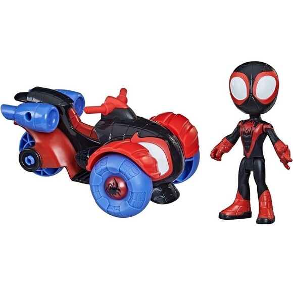 Marvel Spidey and His Amazing Friends Miles Morales Techno-Racer - Picture 3 of 3